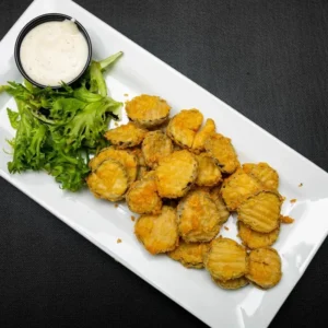 Crispy fried pickles available during Twin Peaks Happy Hour