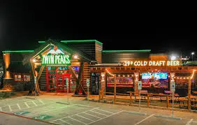 Restaurant exterior featuring a welcoming entrance and modern design.
