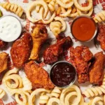 Twin Peaks and Hooters featuring wings, burgers, and bar-style food.